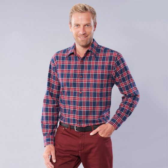 Chemise de flanelle à carreaux 