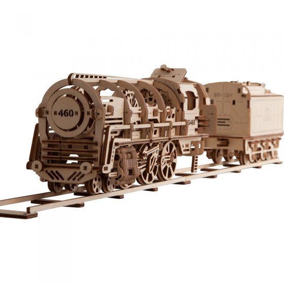 Holzmodell Dampflokomotive 