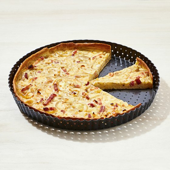 Ensemble de moules à tarte perforés 