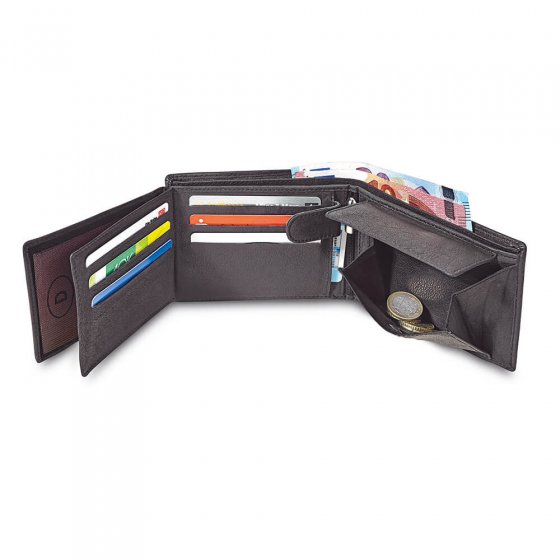 RFID Büffelleder-Geldbörse