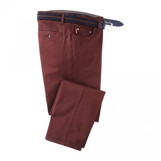 Pantalon 5 poches  "Nano Therm" 52 | Bordeaux