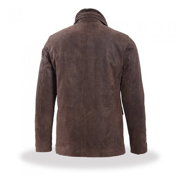 Veste homme en cuir,Marron 50 | Marron