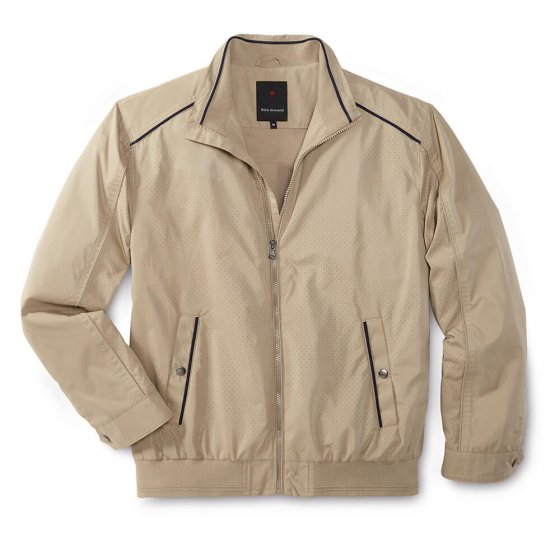 Blouson perforé XL | Beige