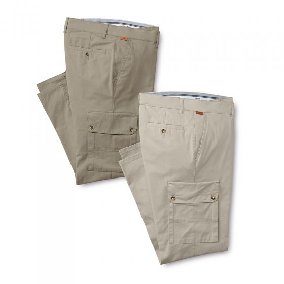 Fleckenabw. Cargohose,beige 27 | Beige