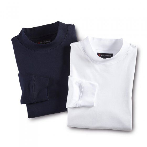T-shirt col droit Par lot de 3 paires
