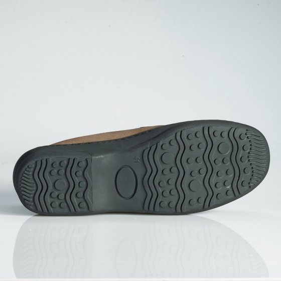 Slipper aus Veloursleder 