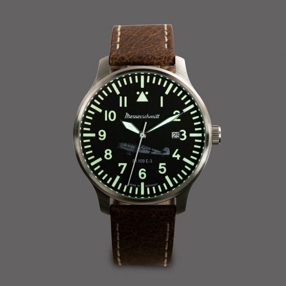 Montre de pilote Messerschmitt  "BF109E-3" 