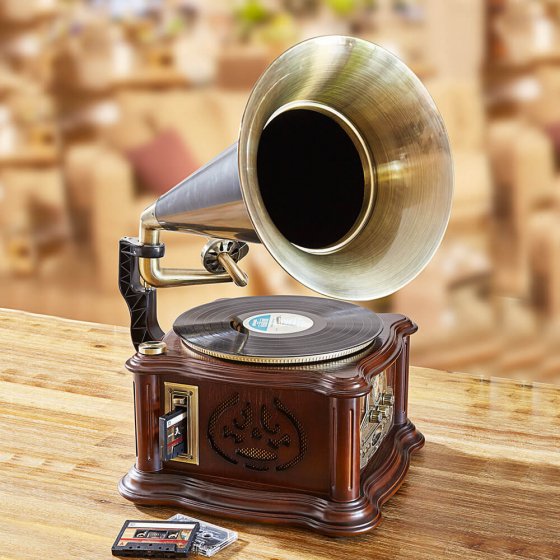 Grammophon mit Aufnahmefunktion 