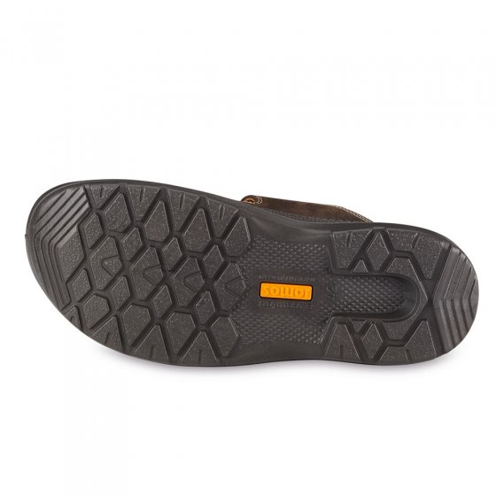 Aircomfort Klettpantolette,bra 46 | Braun