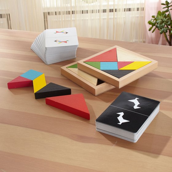 Tangram-Holzspiel 2er-Set