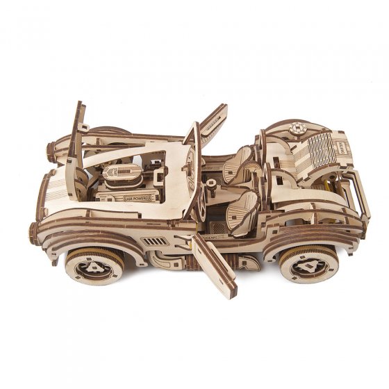Maquette en bois voiture de course Cobra