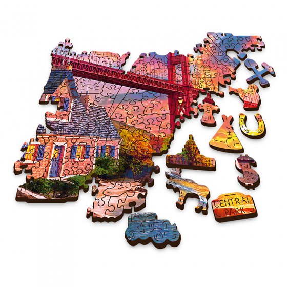 Puzzle en bois « Coucher de soleil » 