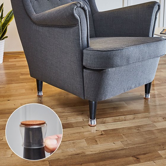 Flexible Möbelfußschützer 8er Pack 8 Stück