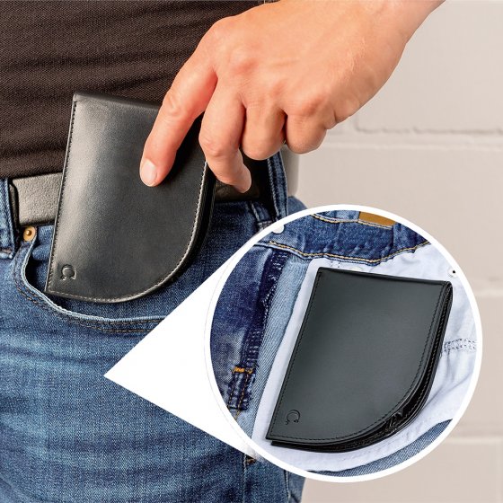 Leder Vordertaschen-Börse 