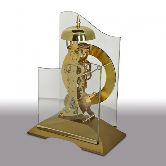Mechanische Tischuhr mit Glocke 