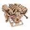Maquette en bois moteur V8 - 3