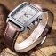 Retro Herrenuhr mit Lederband - 3