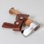 Handaxt mit Leder-Etui - 3