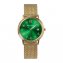 Montre homme dorée  "Green baron" - 3