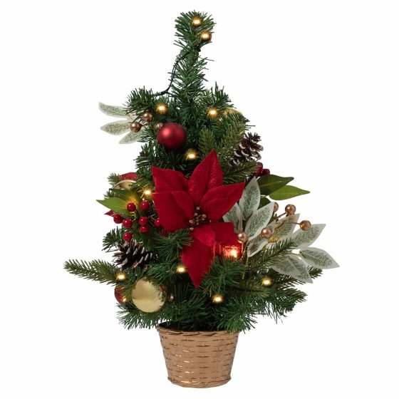 Sapin de Noël décoré avec des LED 