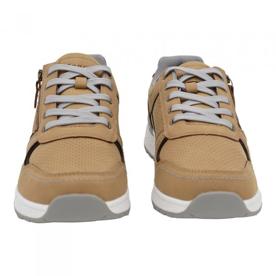 Chaussure à lacets avec fermeture éclair 46 | Beige