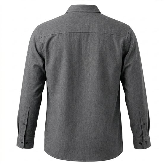 Chemise en flanelle avec fermeture éclair sur toute la longueur 