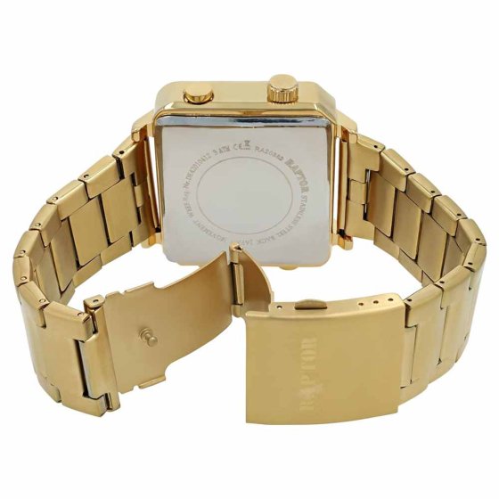 Analog-Digital-Uhr Gold