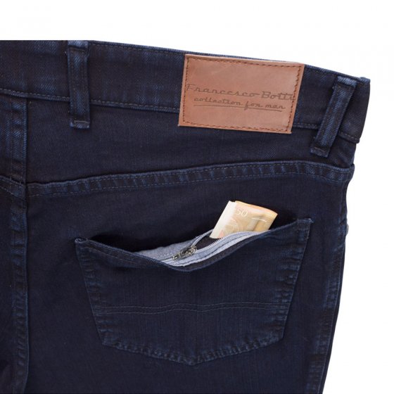 Doppelt gefärb.Jeans,black/bla 54 | Schwarz#Schwarz