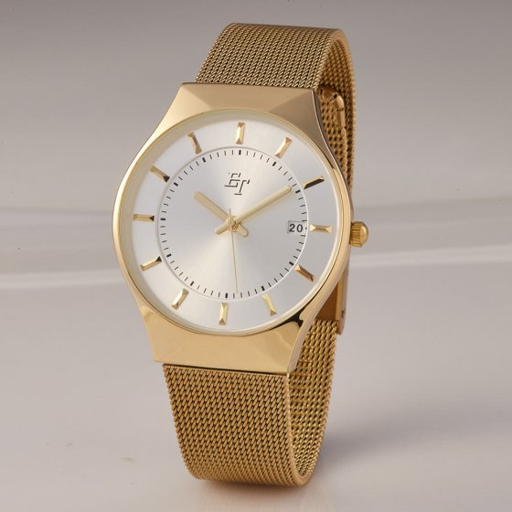 Milanaise-Armbanduhr „Gold” 