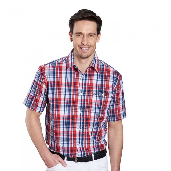 Chemise maritime en seersucker
