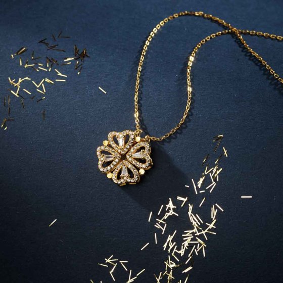 Herzblatt-Collier 