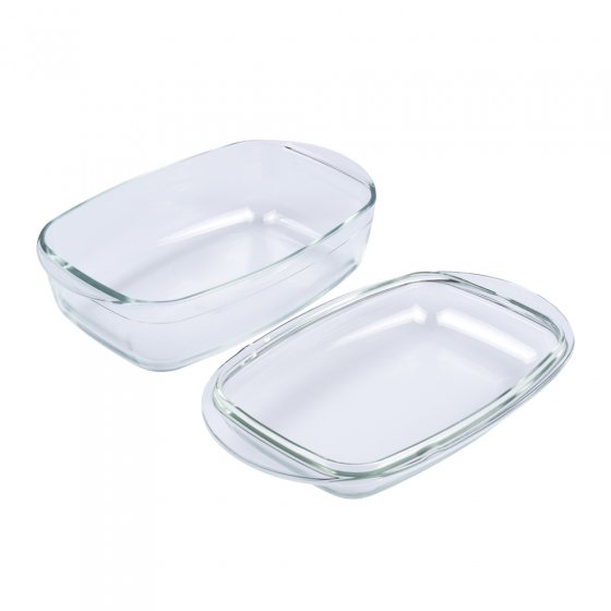 Plat en verre pour cuisson et gratin
