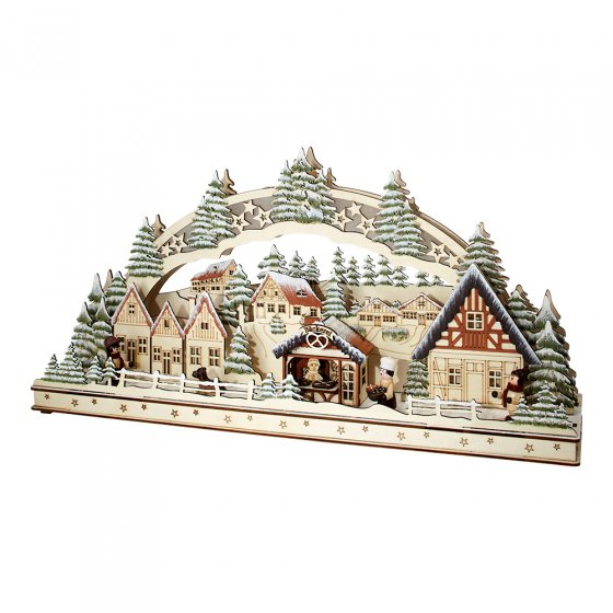 LED-Schwibbogen "Bäckerei" 