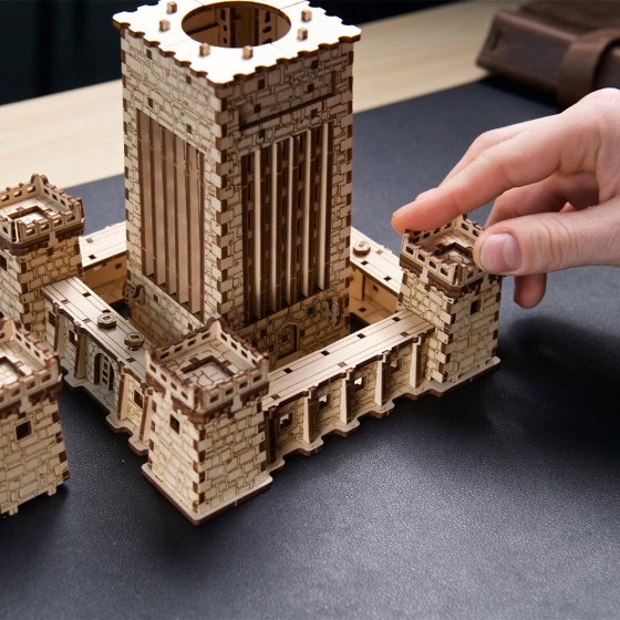 Holzmodell Leuchtturm von Alexandria