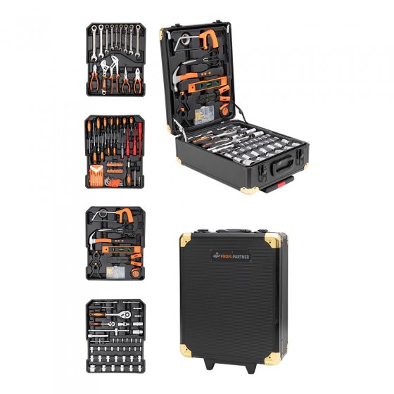 Coffre à outils Trolley 396 pièces 