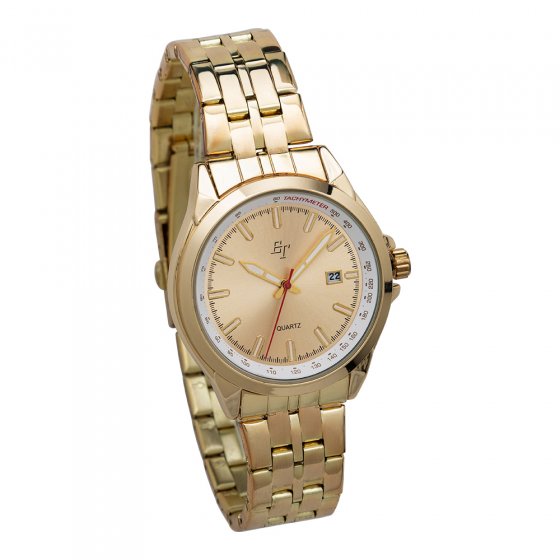 Votre cadeau : horloge classique « Gold » 