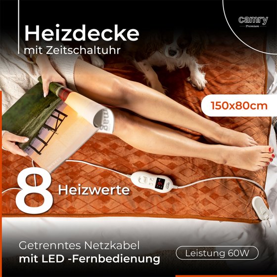 Couverture chauffante électrique