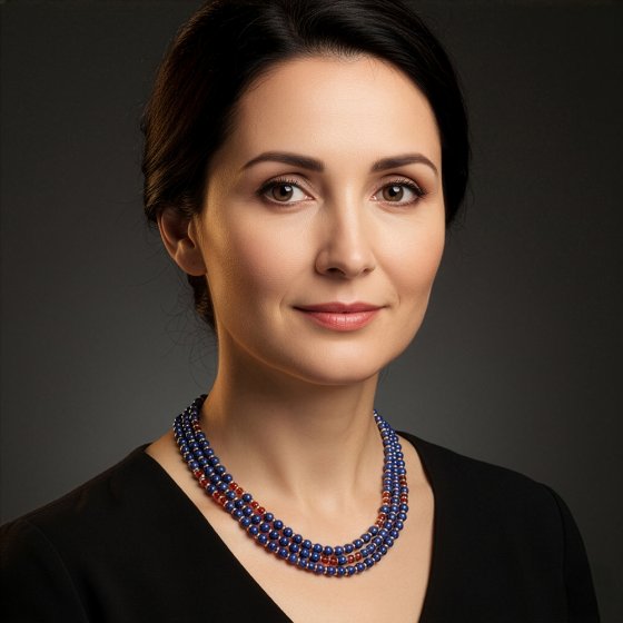 Collier en pierres précieuses « Néfertari » 