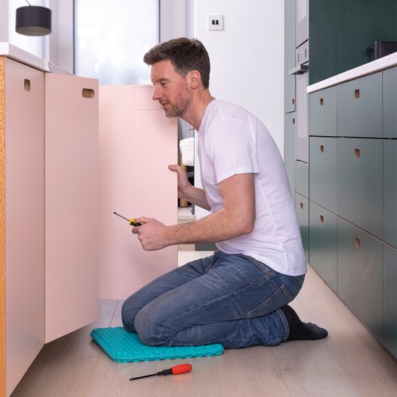 Sitzkissen mit Wabenstruktur