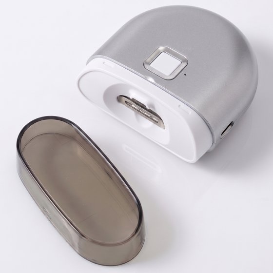 Nageltrimmer mit LED Grau