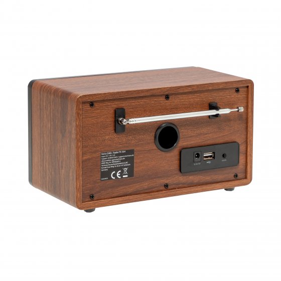 Retro-DAB+-Radio in Holzoptik 