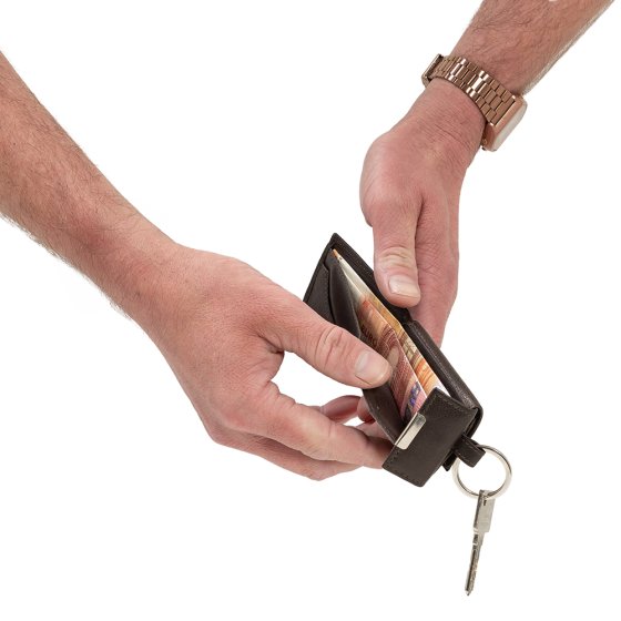 Minibörse mit Schlüsselring 