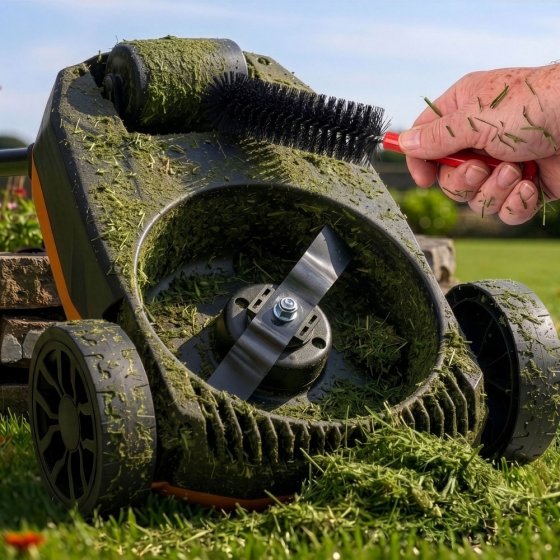 Lot de 3 brosses pour tondeuse à gazon 