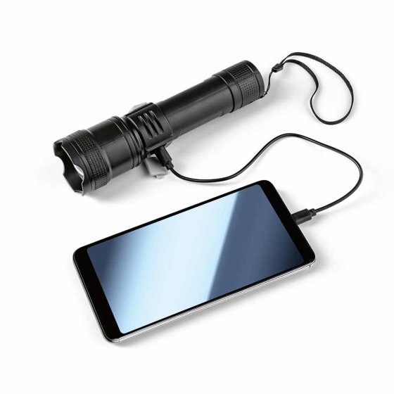 Akku-LED-Taschenlampe 