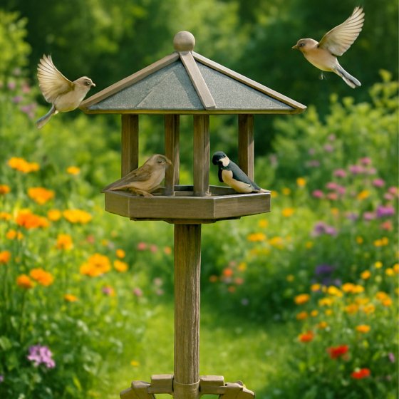 Stand-Vogelfutterhaus 