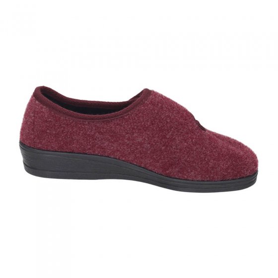 Chaussons femme en feutre, avec patte auto-agrippante