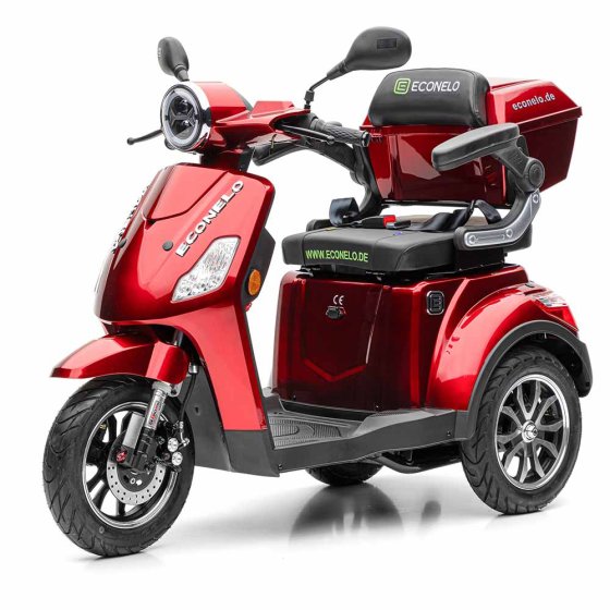 E-Mobil YOGI-IQ, 3-Rad Blei-Akku Rot