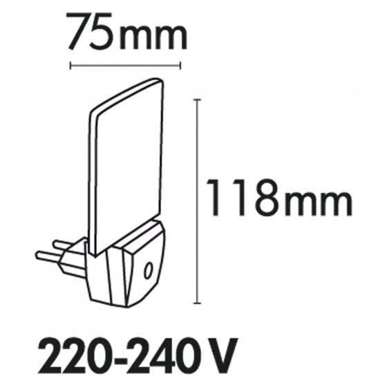 LED-Nachtlicht 3er-Set 