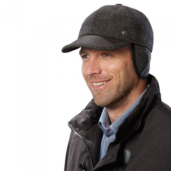 Casquette en laine avec protections d'oreilles 