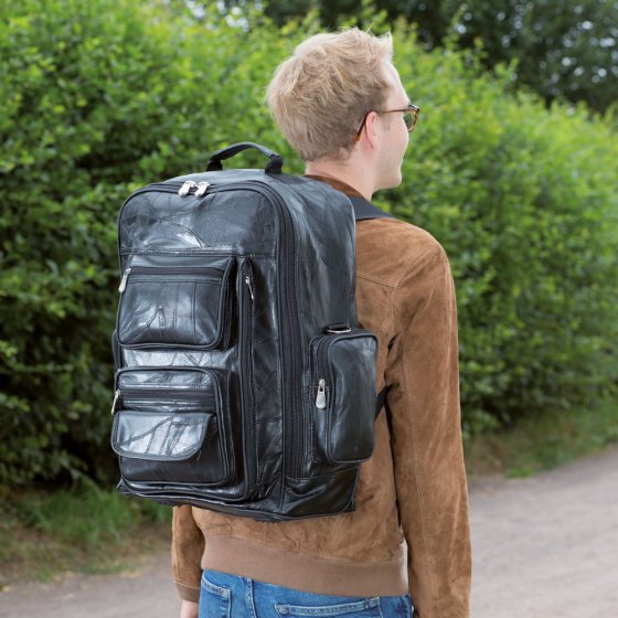 Leder-Trolley-Rucksack 